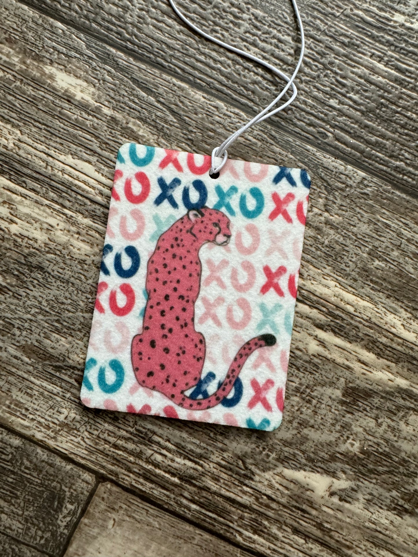 Car Air Freshener XOXO Leopard