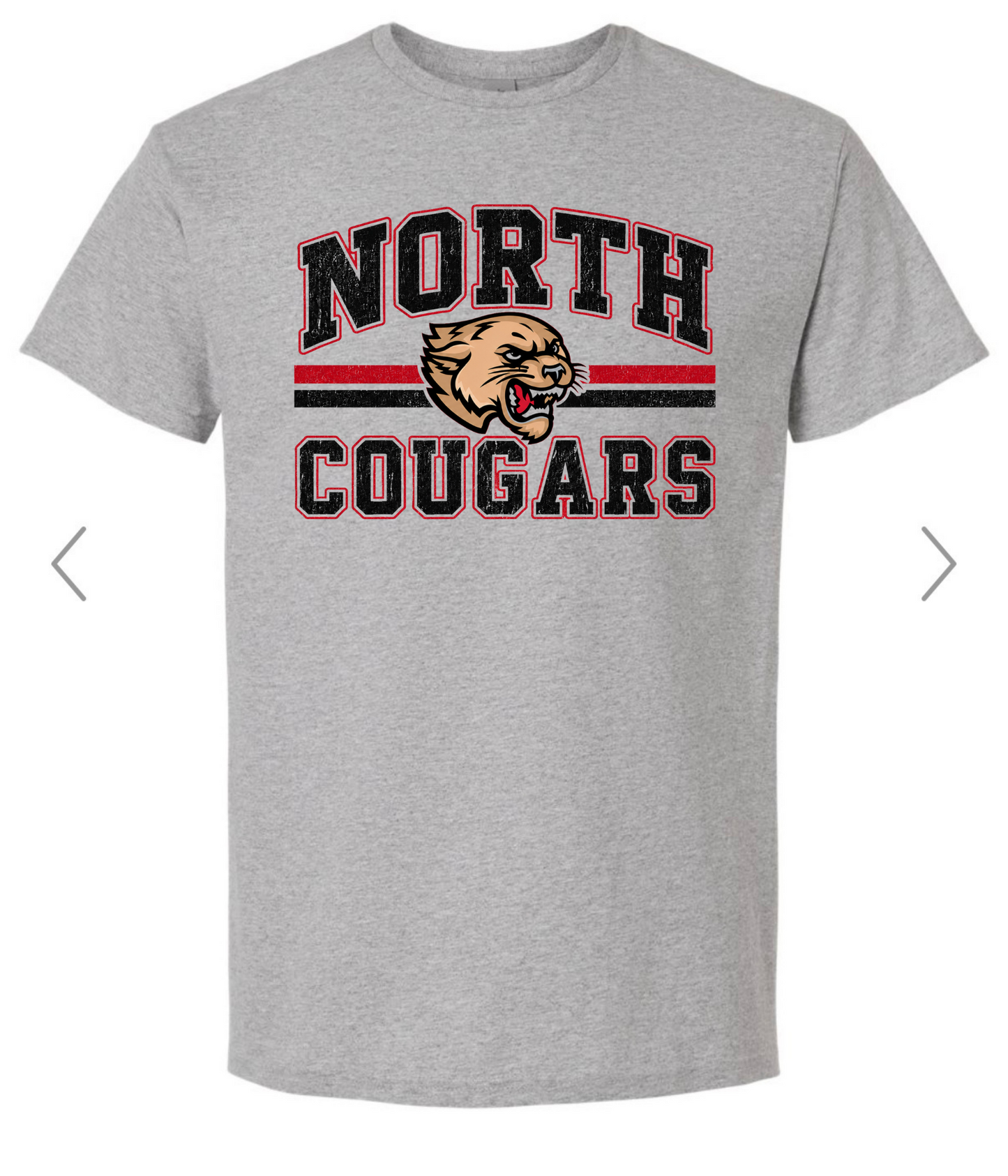North Cougars- Pom Fundraiser Tshirt. Sweatshirt, and quarter zips