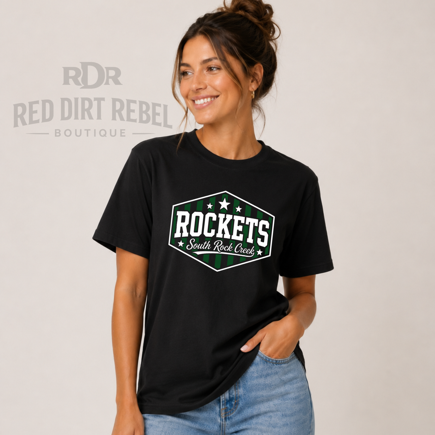 Rockets- SRC Hexagon with stripes