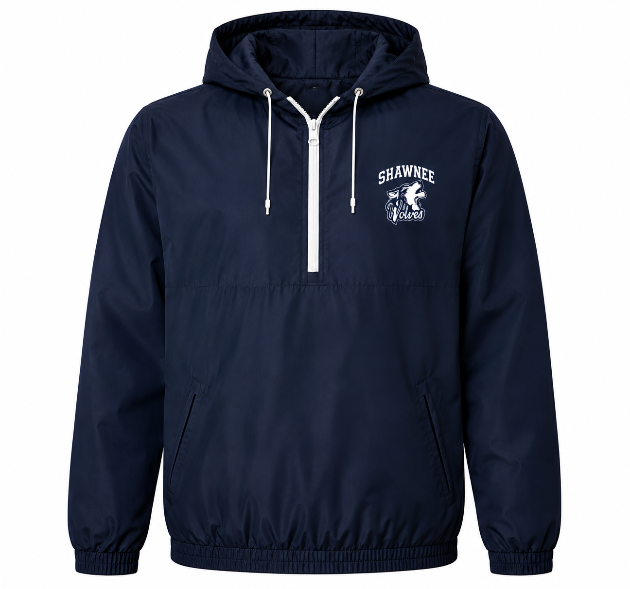 SHAWNEE- Unlined Hooded Windbreaker - Cheer Fundraiser -Adult sizes