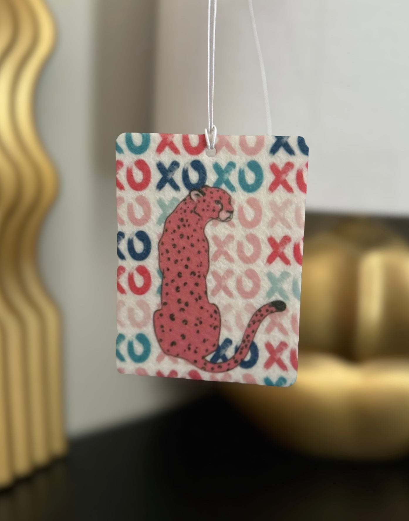 Car Air Freshener XOXO Leopard