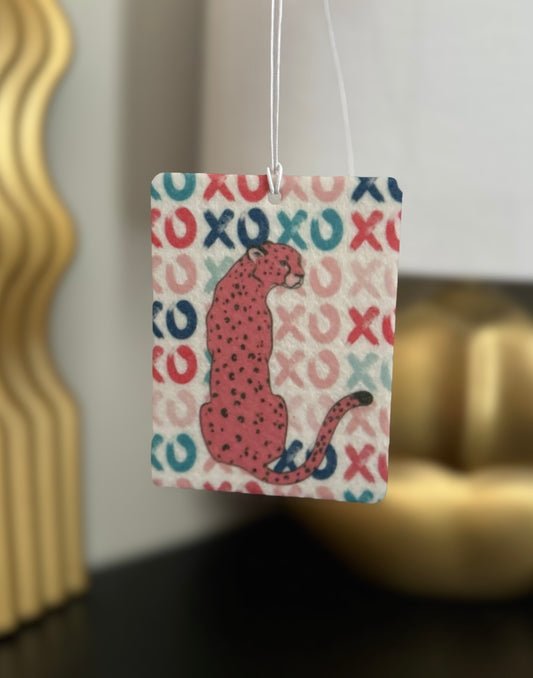 Car Air Freshener XOXO Leopard