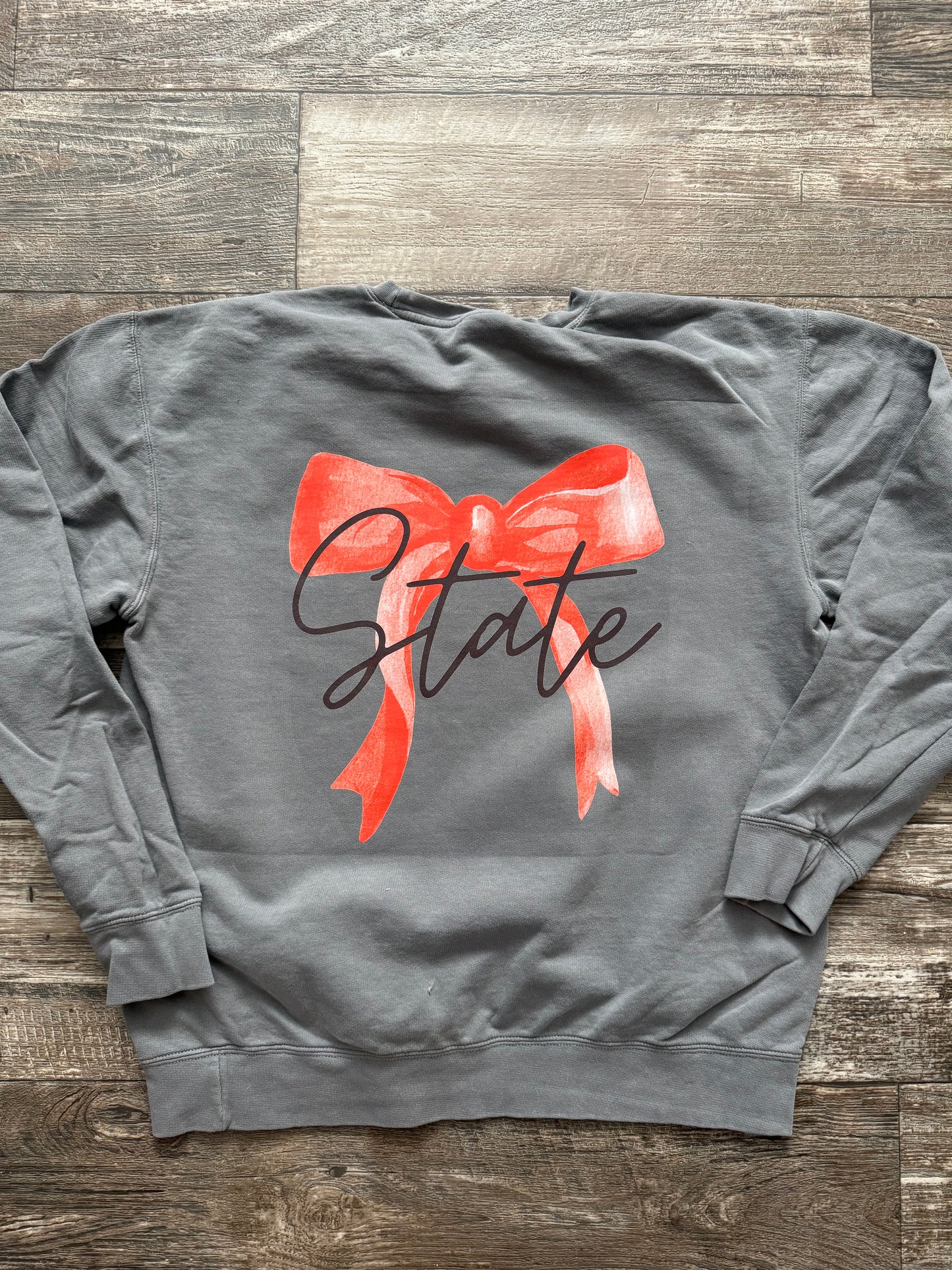 Pistols Firing front- O state bow back Tshirt and sweatshirt