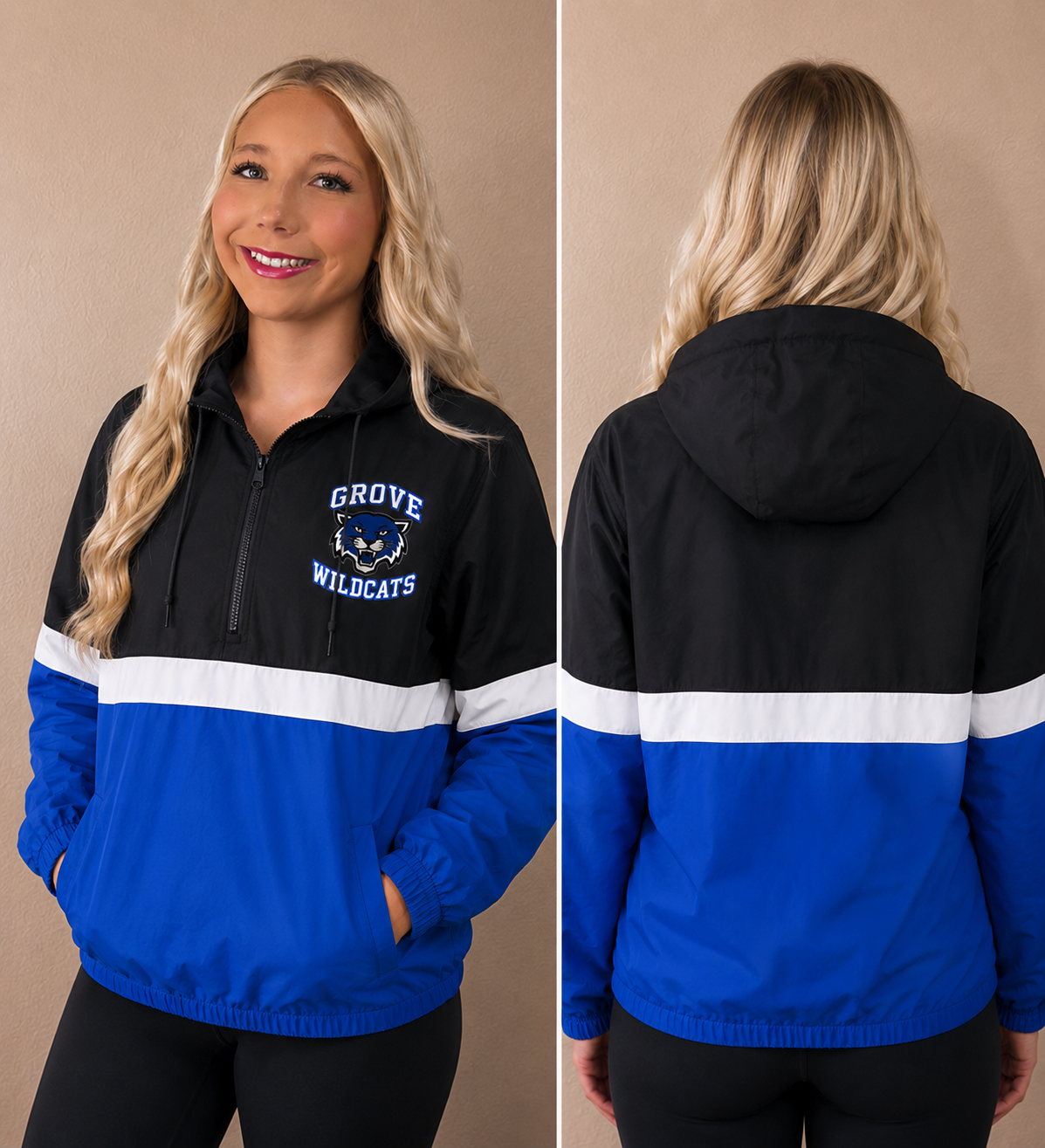 GROVE Unlined Hooded Windbreaker - Cheer Fundraiser -YOUTH sizes