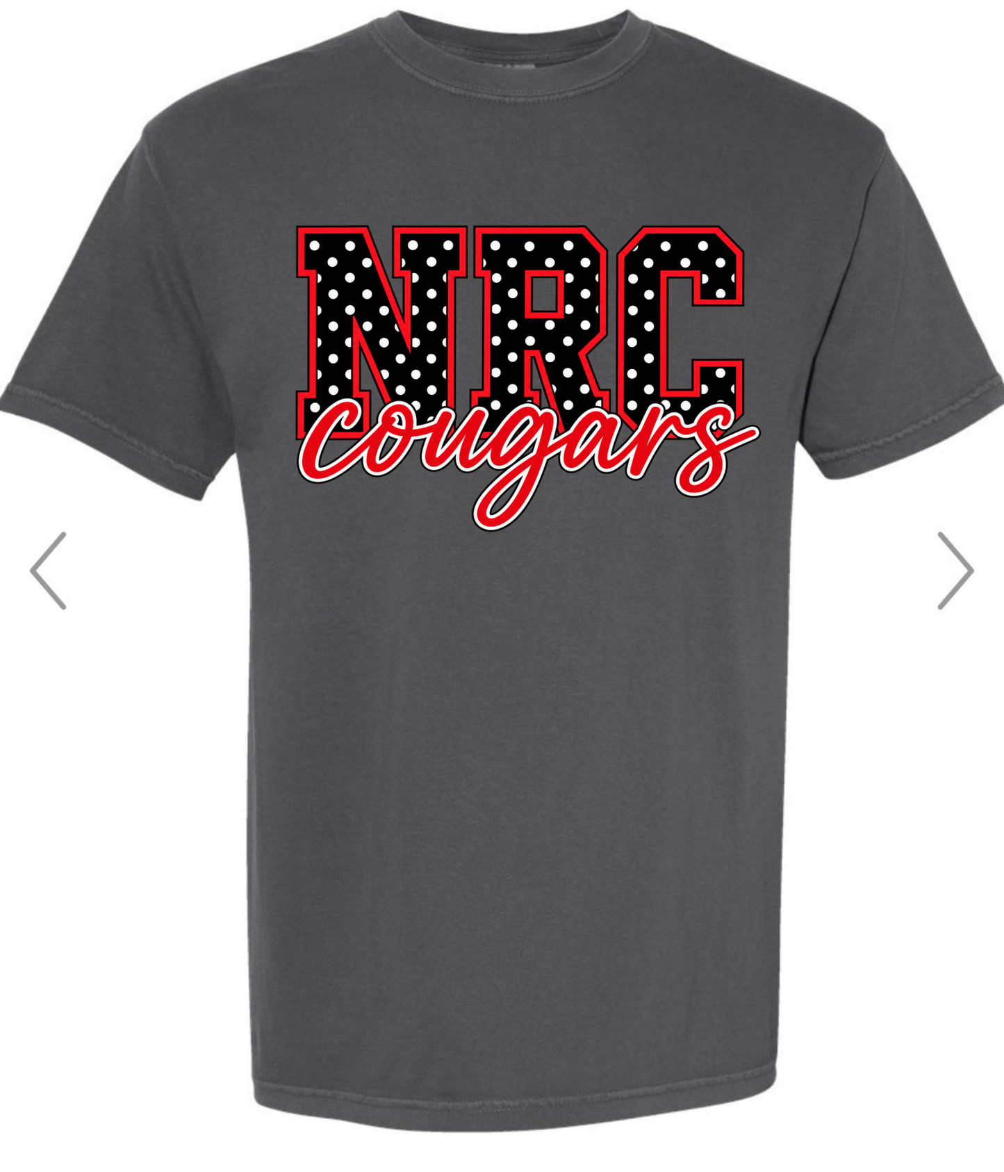 NORTH Cougars Polka Dots - Pom Fundraiser Tshirt & Sweatshirt