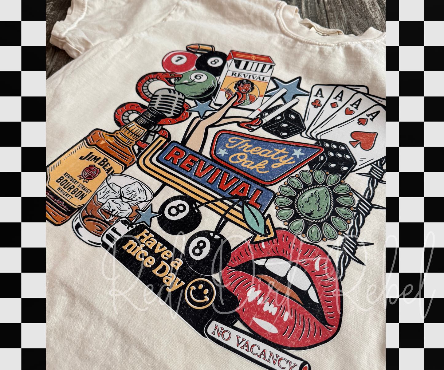 Treatyyyy Oak Revival Band T