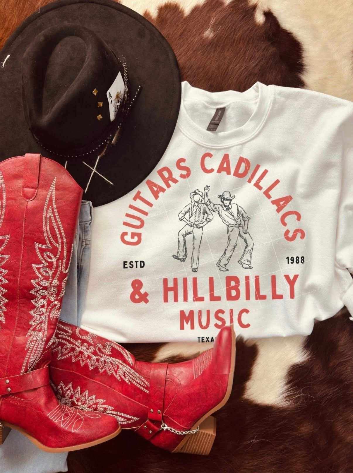 Guitars Cadillacs & Hillbilly Music Tshirt