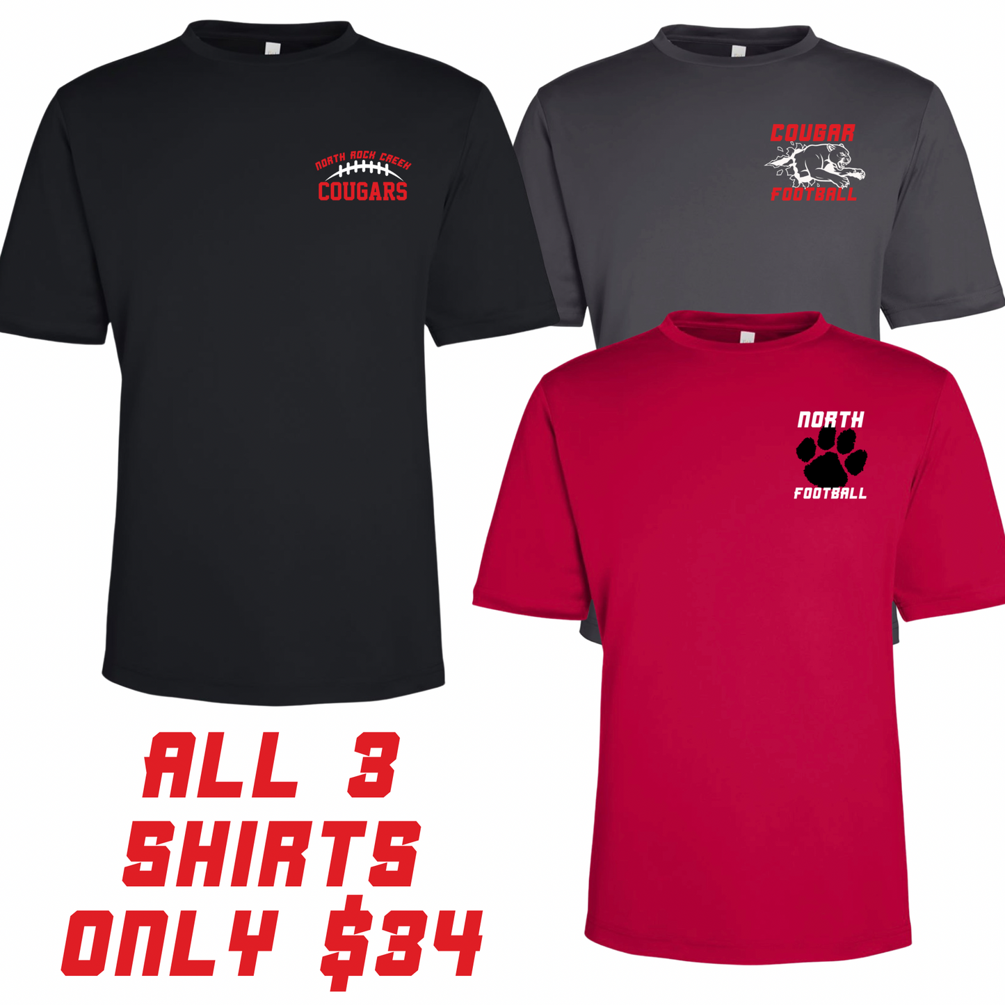 NRC Football practice shirts