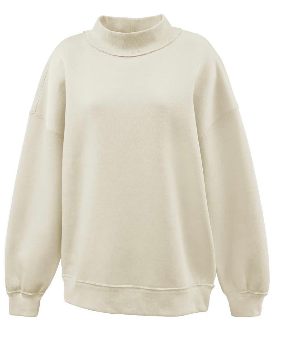 Mock Neck Sweatshirt