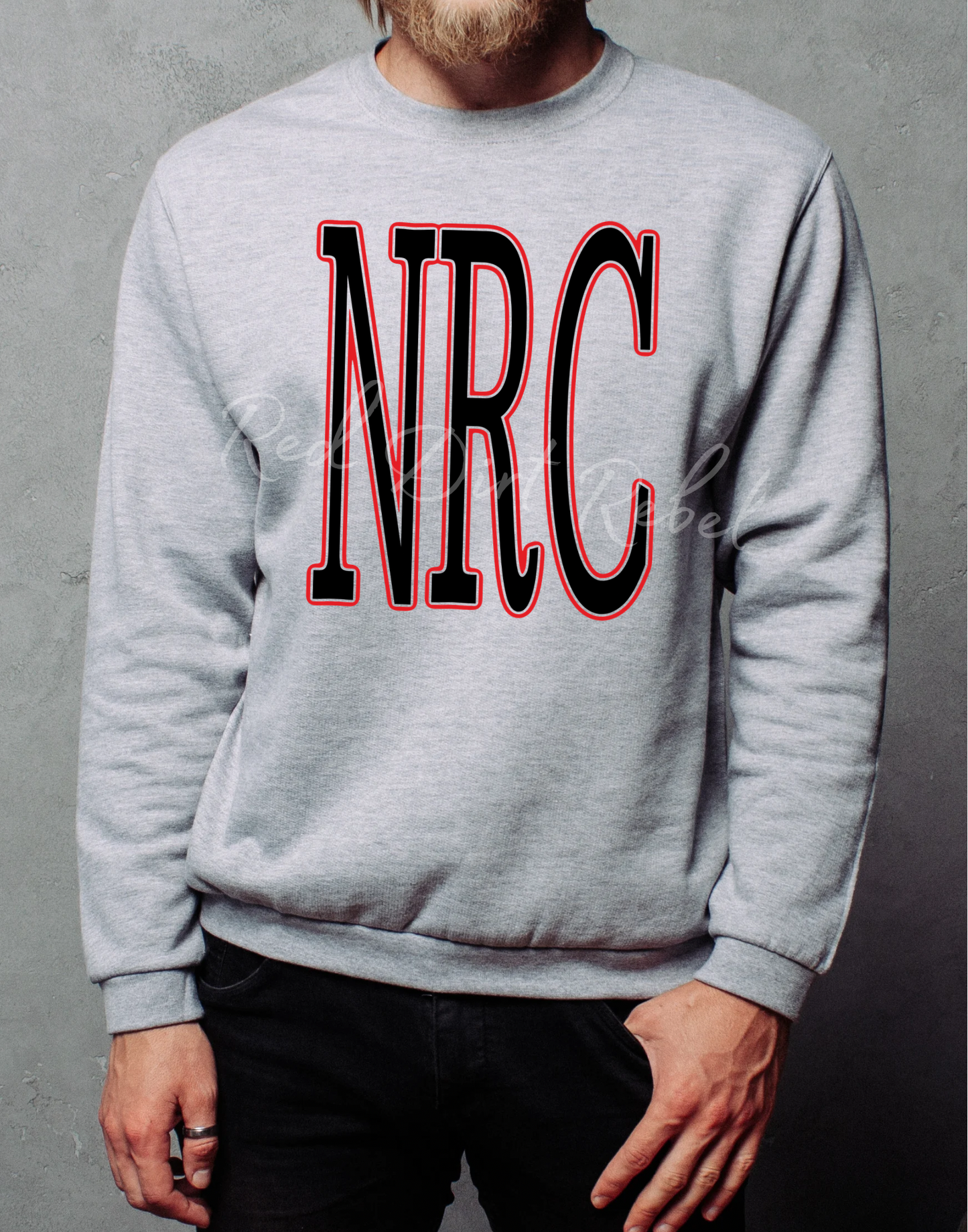 NRC Black with Red Outline TShirt or sweatshirt