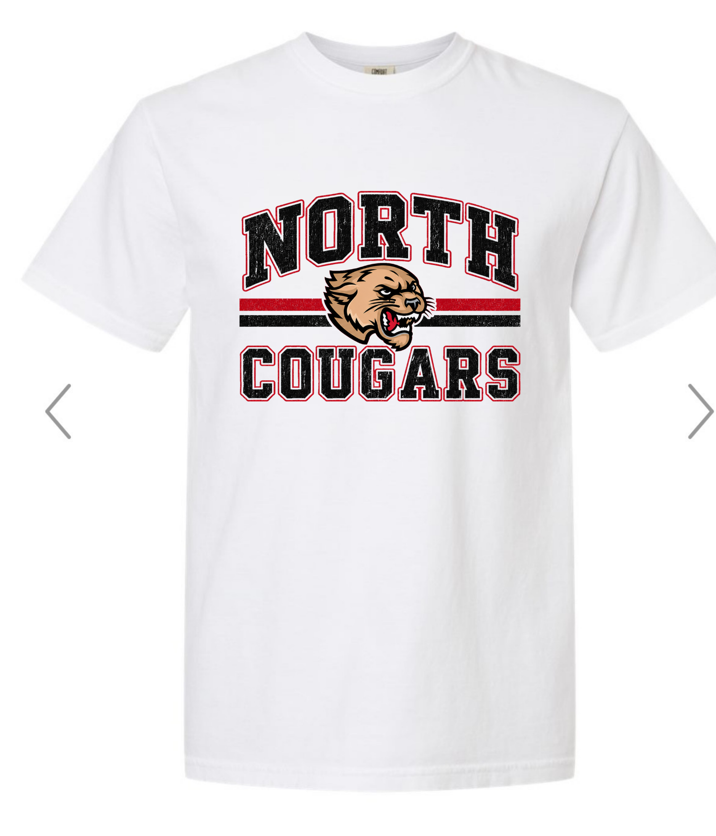 North Cougars- Pom Fundraiser Tshirt. Sweatshirt, and quarter zips