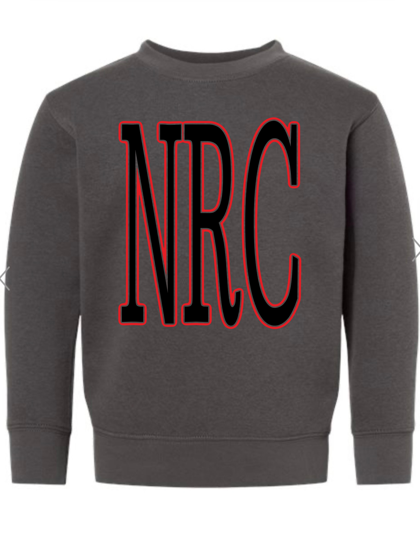 Youth & Toddler -NRC- North Rock Creek- Black with Red Outline