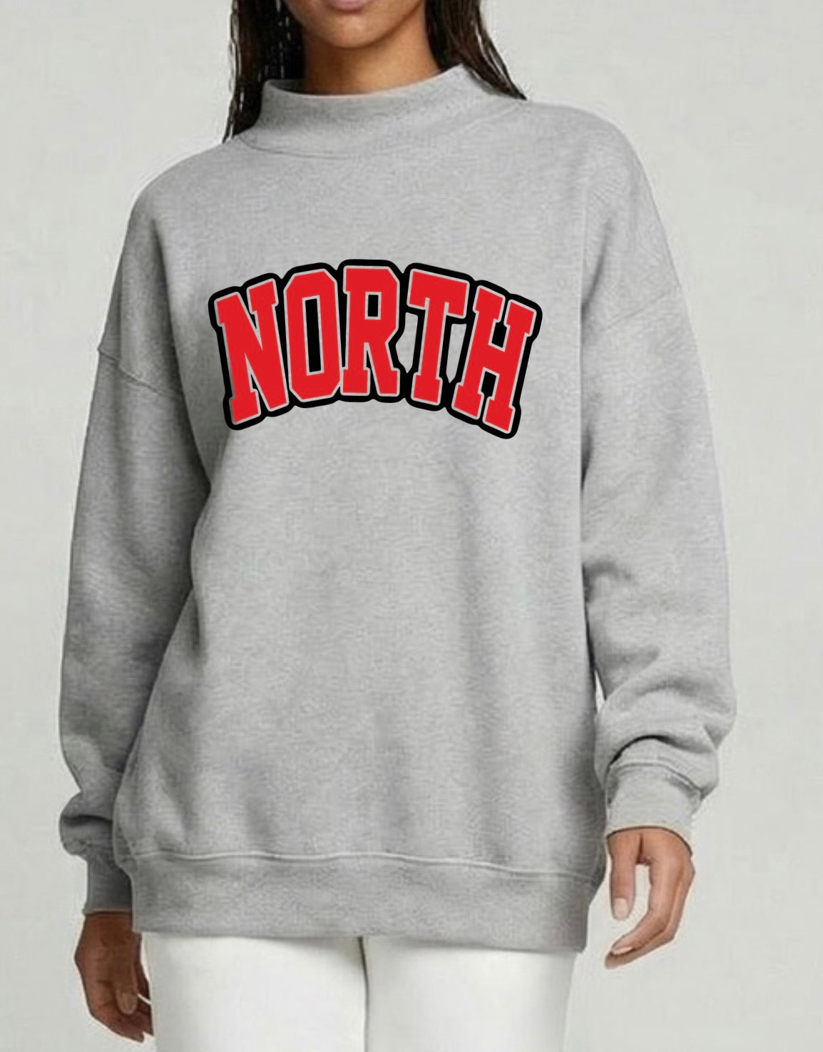 Mock Neck Sweatshirt