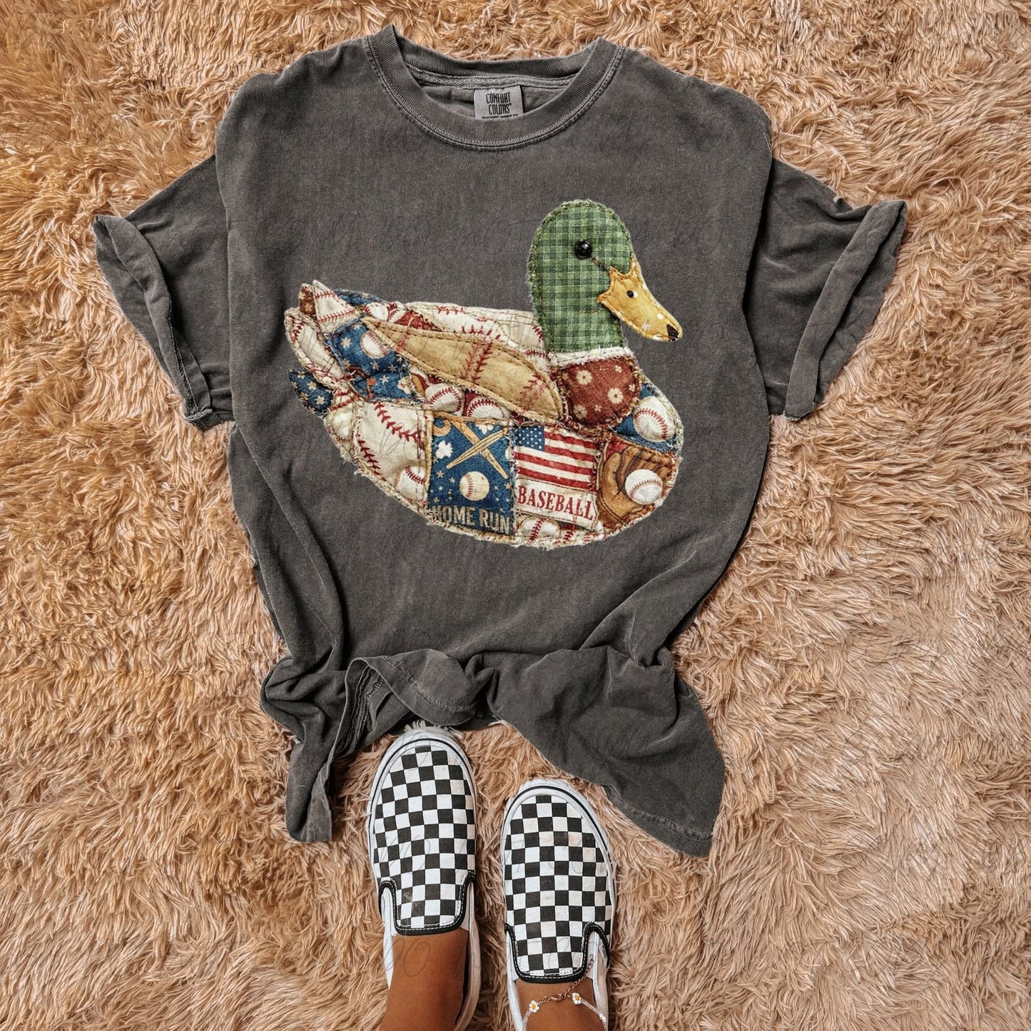 Baseball quilted look Duck