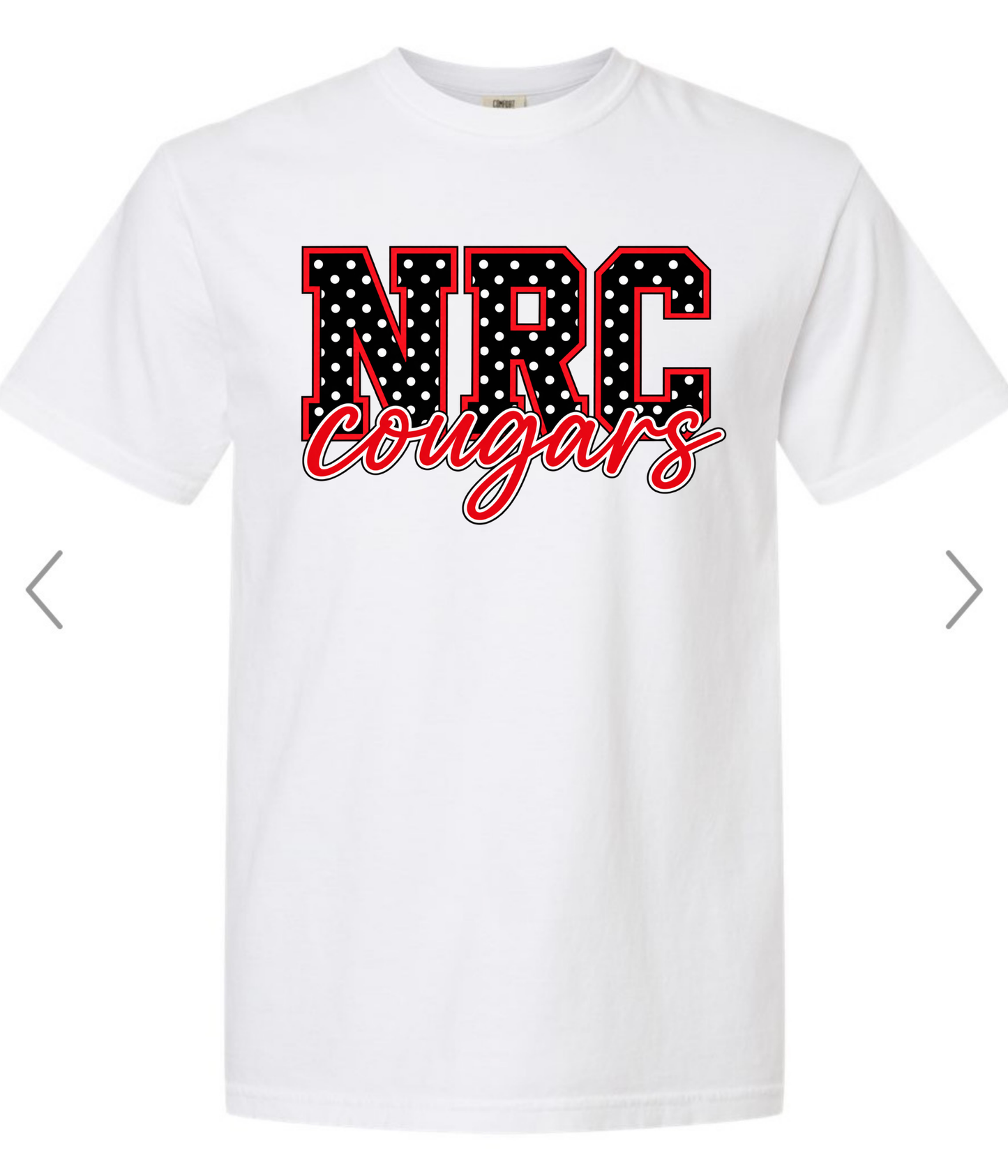 NORTH Cougars Polka Dots - Pom Fundraiser Tshirt & Sweatshirt
