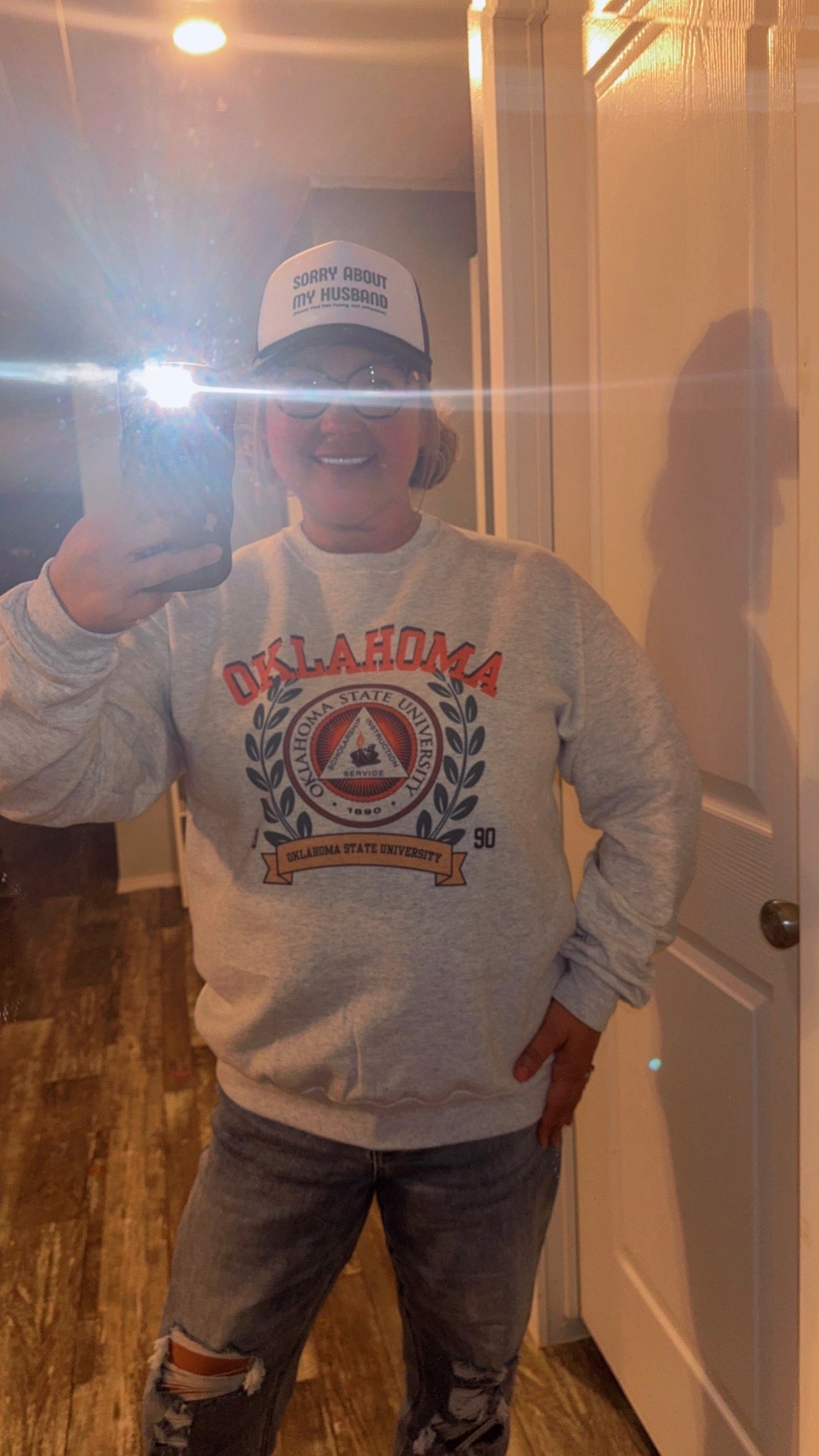 Ok State Vintage Style Sweatshirt