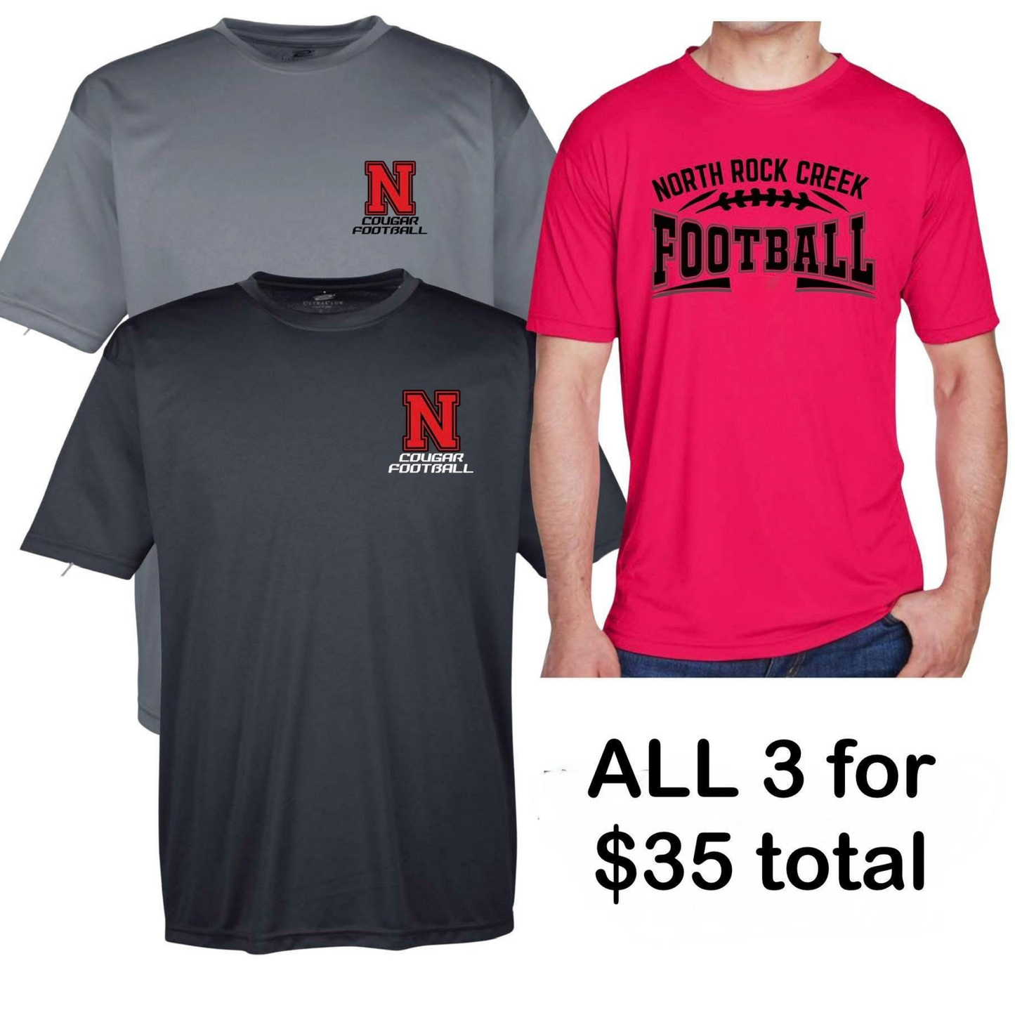 Last Years NRC Football practice shirts