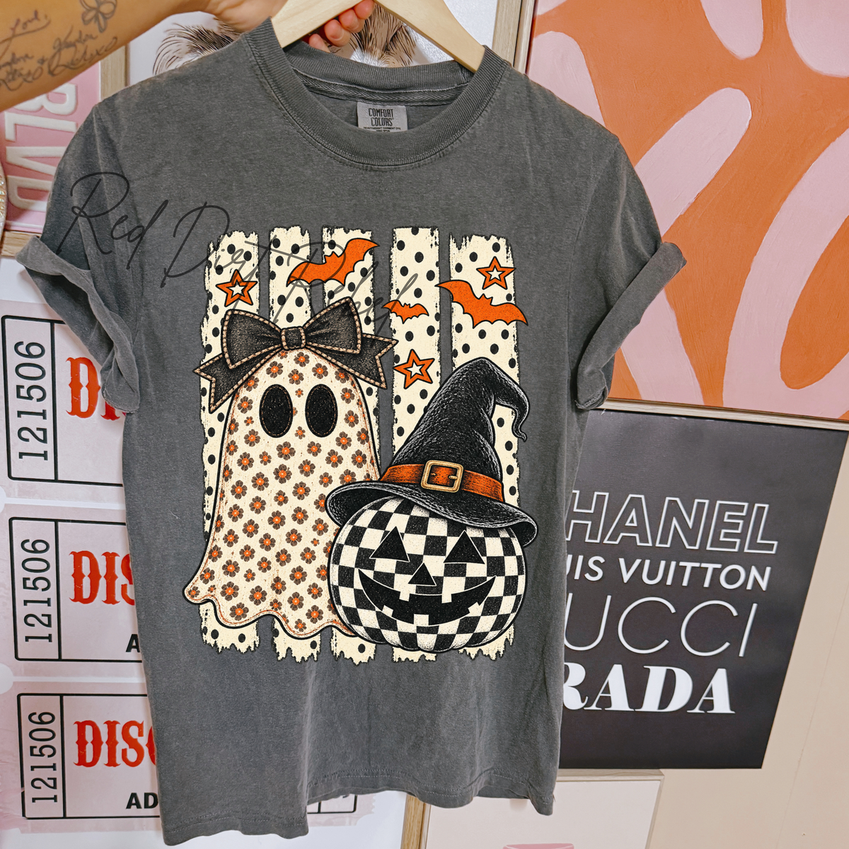 Cute Ghost and Pumpkin Fall Shirt