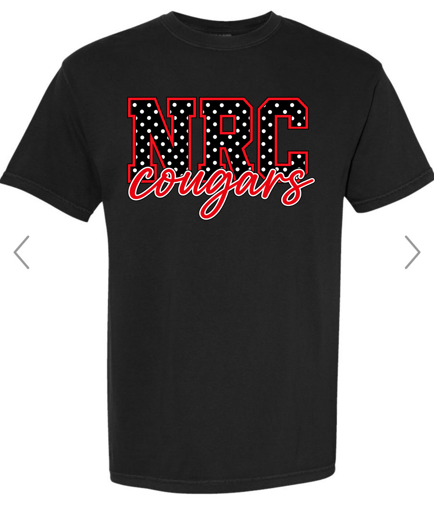 NORTH Cougars Polka Dots - Pom Fundraiser Tshirt & Sweatshirt