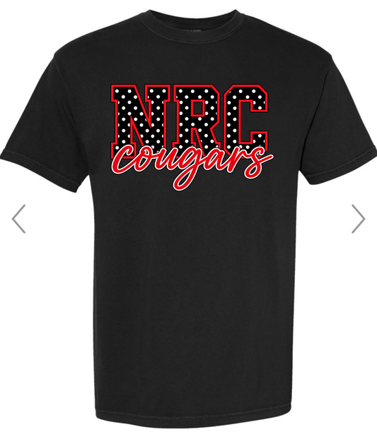 NORTH Cougars Polka Dots - Pom Fundraiser Tshirt & Sweatshirt