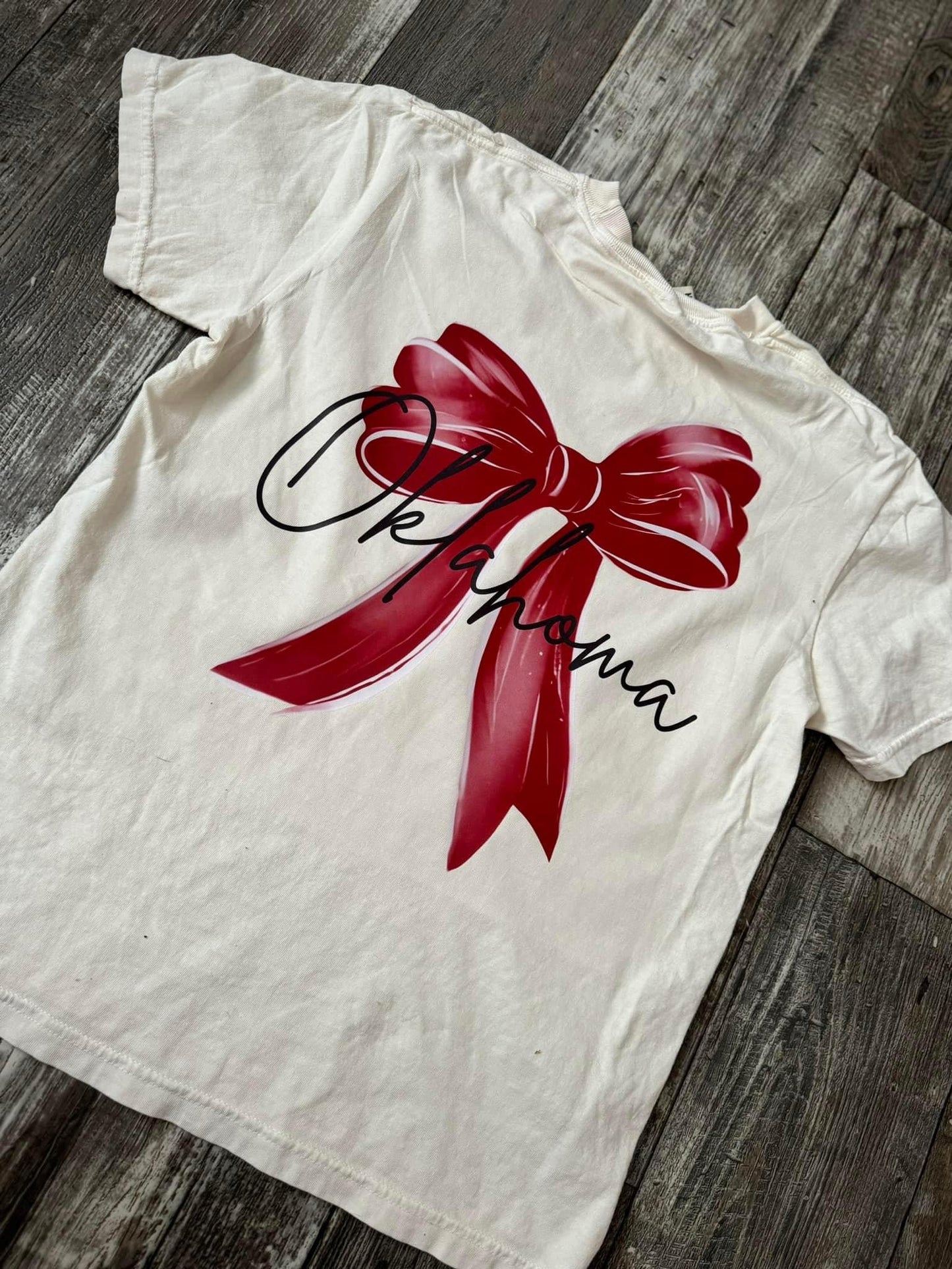 Boomer & Bow Oklahoma Tshirt and sweatshirt