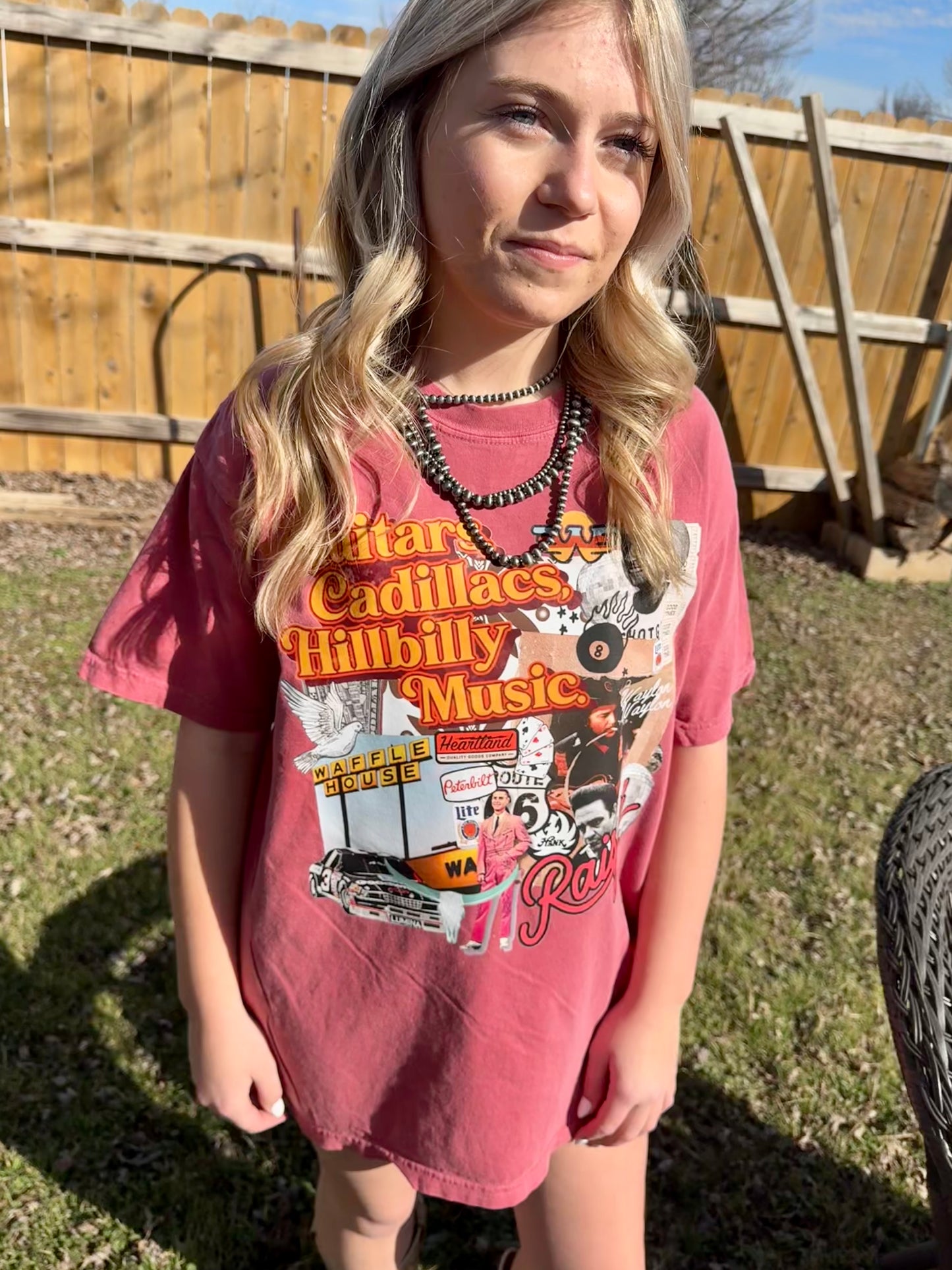 Guitars, Cadillacs, Hillbilly Music College shirt