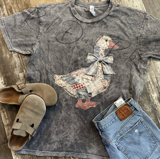 Quilted Duck vintage look T
