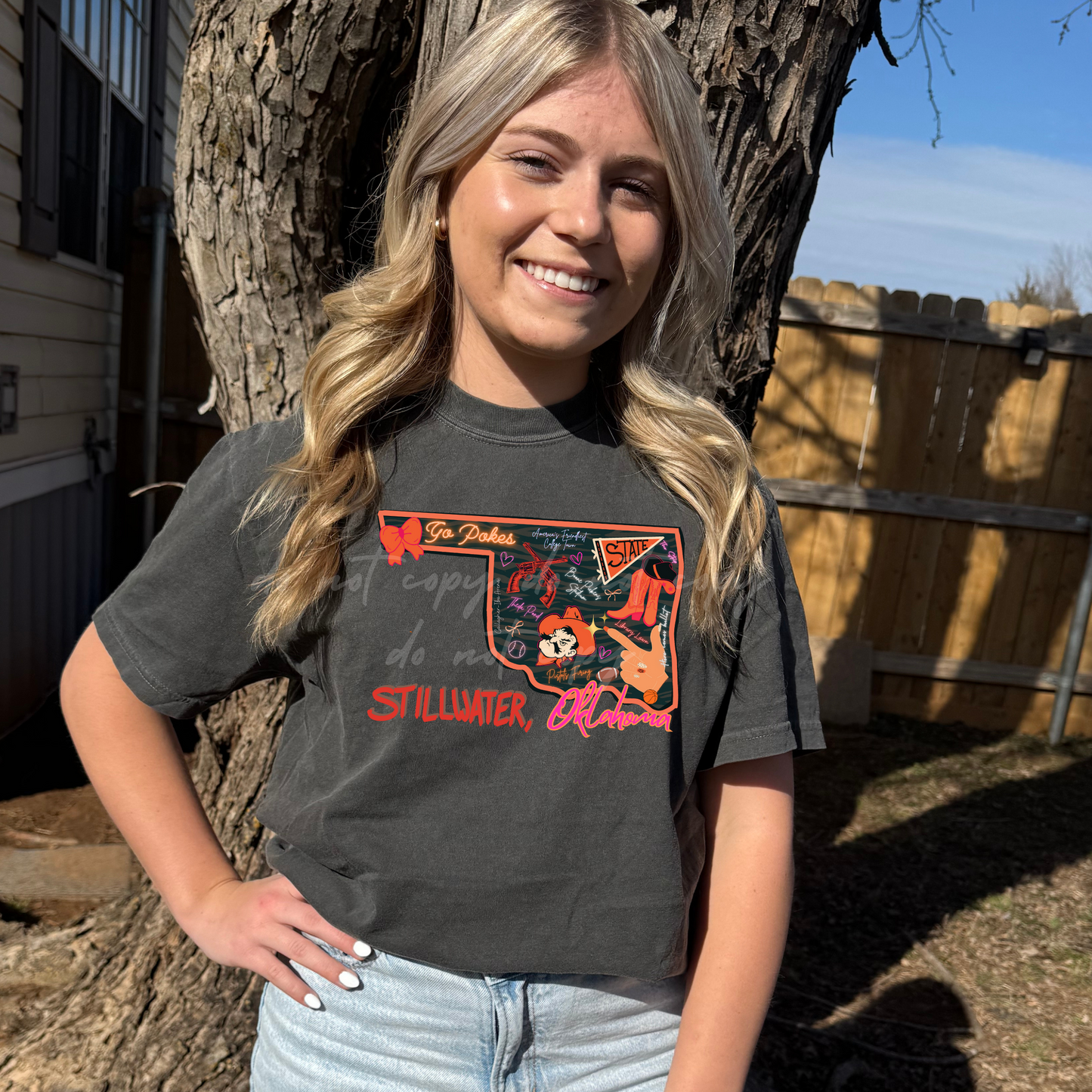 Girly O State tshirt