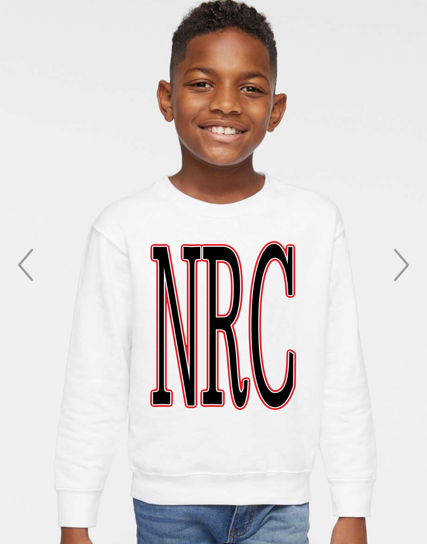 Youth & Toddler -NRC- North Rock Creek- Black with Red Outline