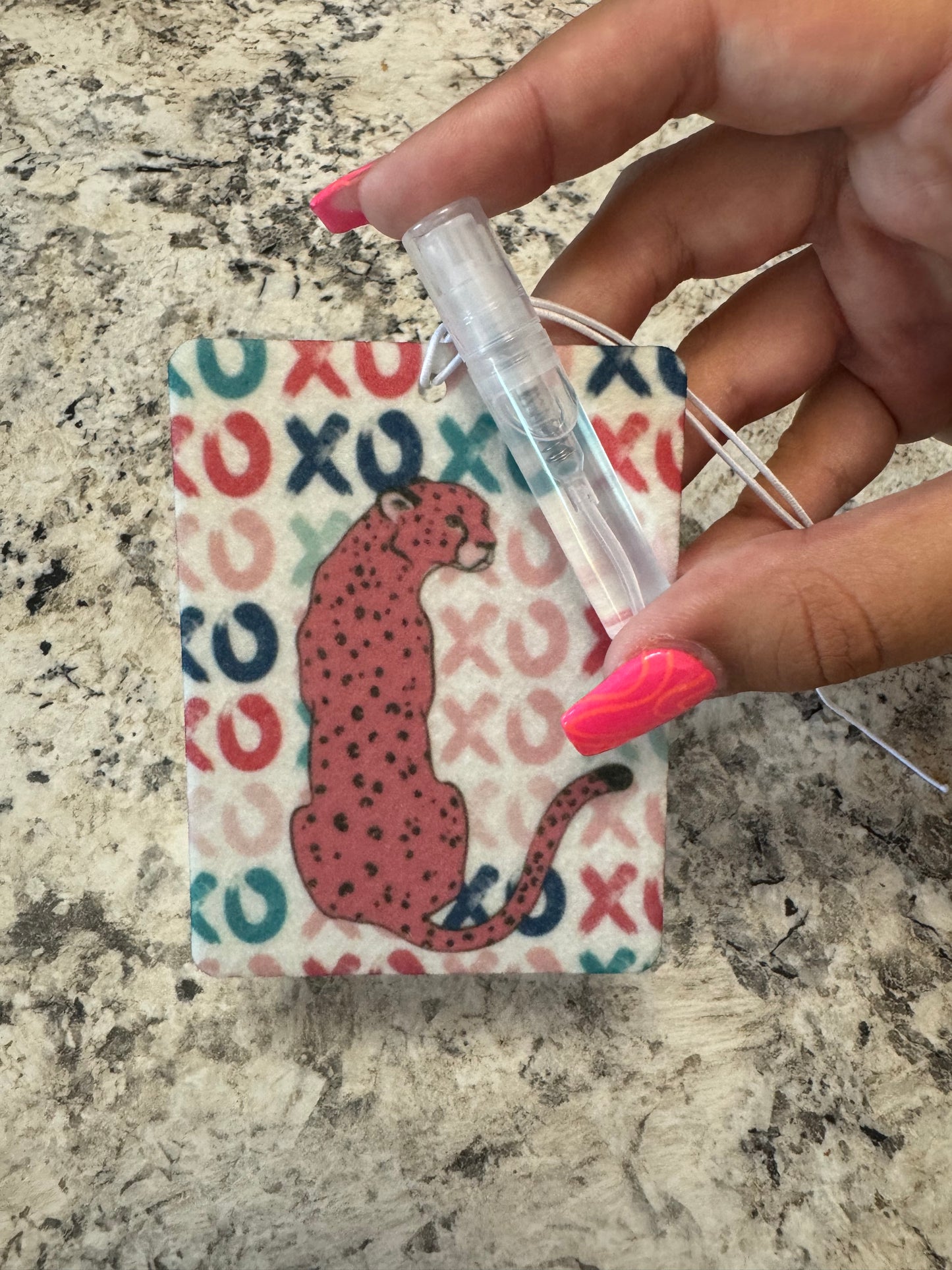 Car Air Freshener XOXO Leopard