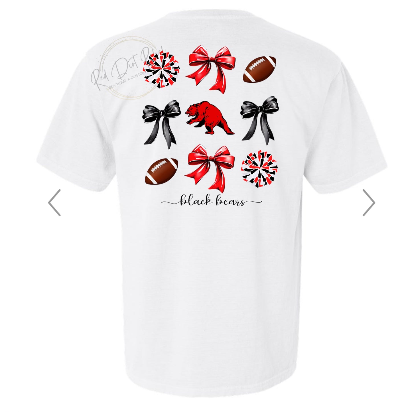 Pawnee Coquette Preppy Mascot and Bow Tshirt